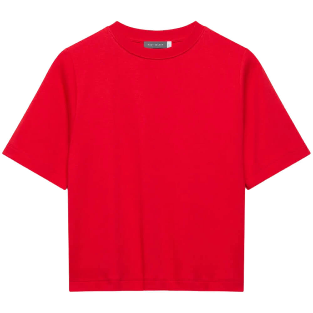 Mint Velvet Red Ultimate Cotton T Shirt